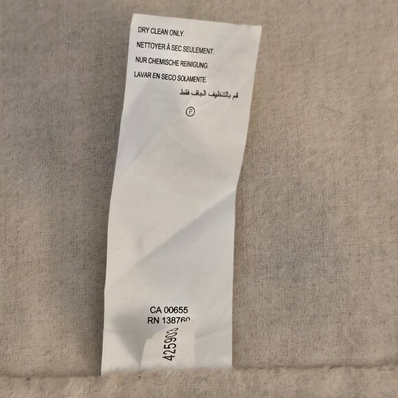 Addition Elle Reversible Open Felted Cardigan Coat | Grey & Cream | Size 2X - Picture 8 of 9